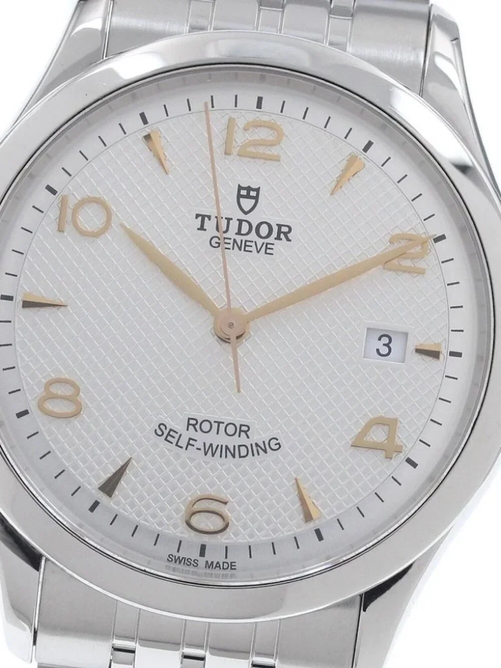 TUDOR 1926 91550 Date Silver Dial Automatic Men's Watch_956336